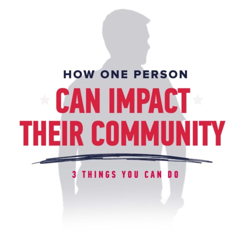 How One Person Can Impact Their Community Tpusa Faith